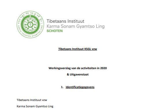 Activiteitenverslag 2020
